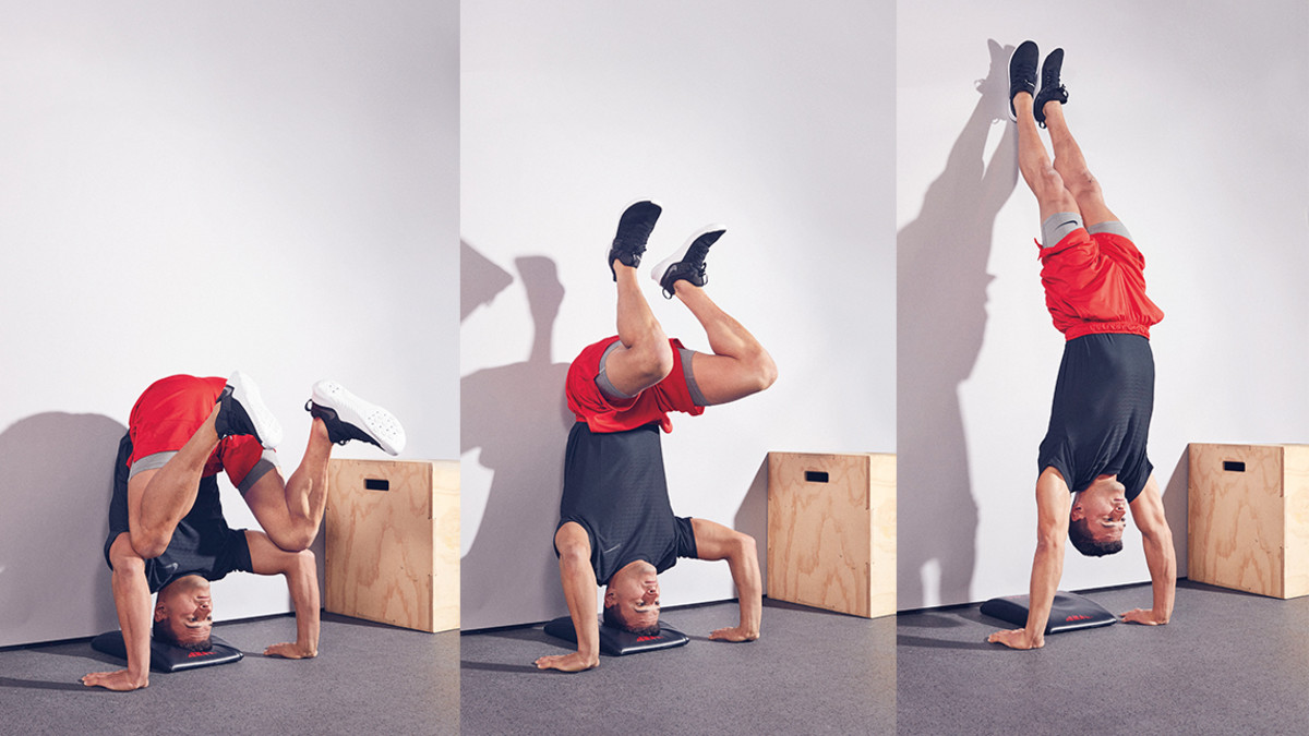 Handstand Push-up (Wall Facing) – Warriorz Health & Fitness