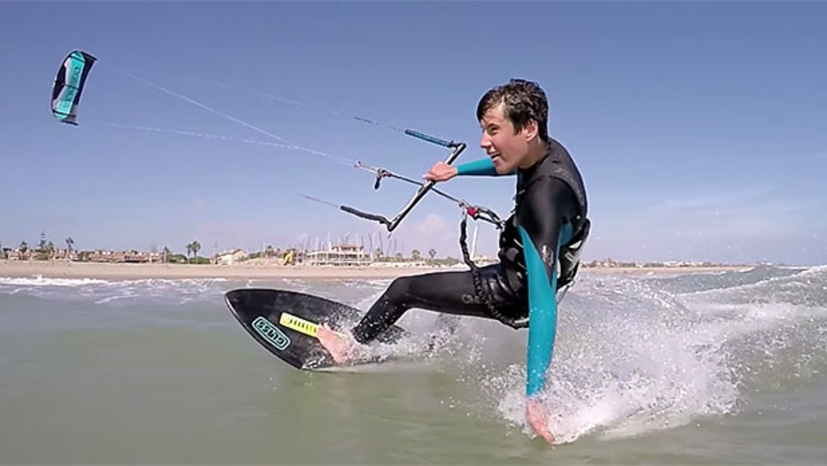 Watch What Happens When You Add A Kite To A Skimboard Men's Journal