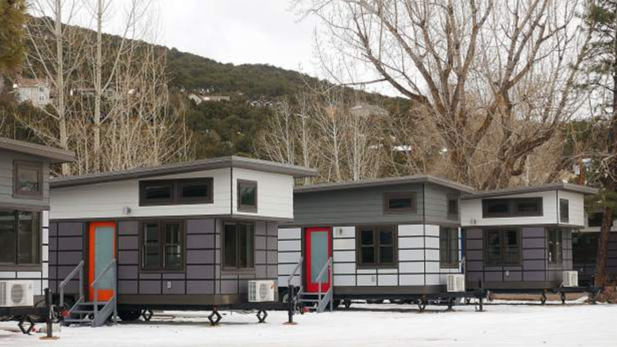 Aspen doubles down on tiny homes to solve employee housing crisis Men