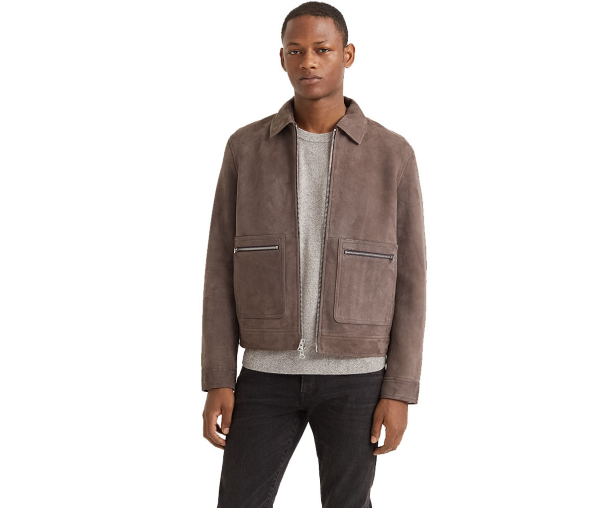 Club monaco shearling bomber sale