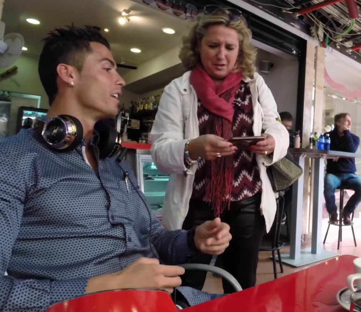 cristiano ronaldo cafe