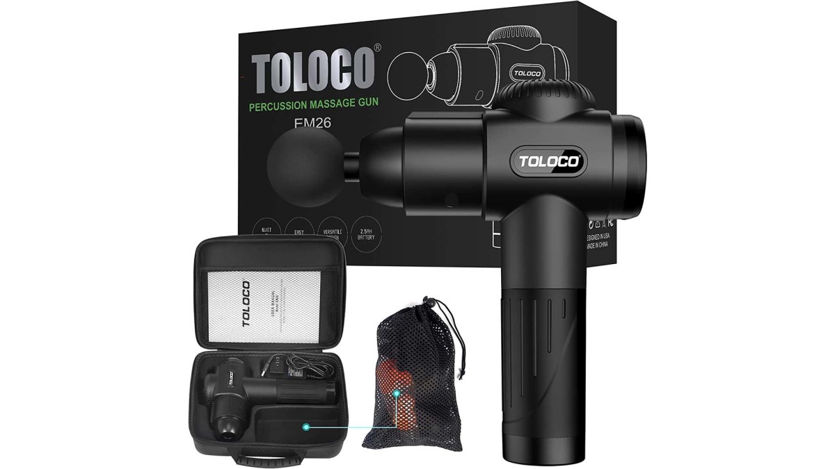 Relieve That Daily Stress With This TOLOCO Massage Gun Men's Journal