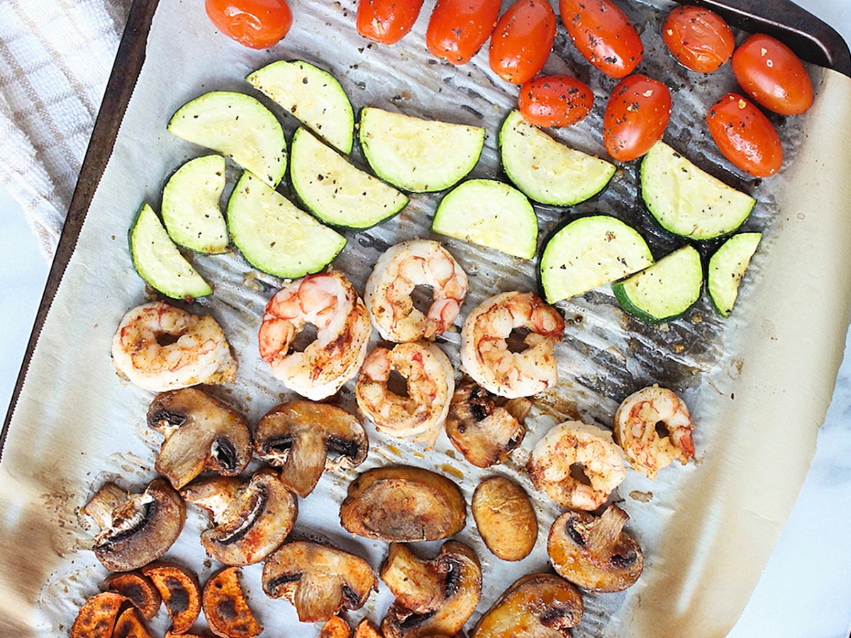 20-Minute Sheet Pan Shrimp Dinner