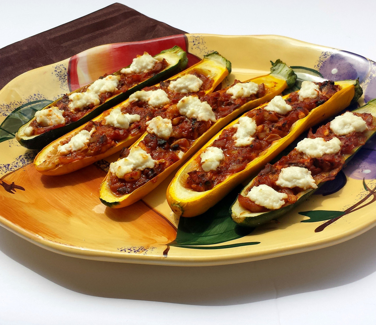 Recipe How to Make Lasagna Zucchini Boats Men's Journal