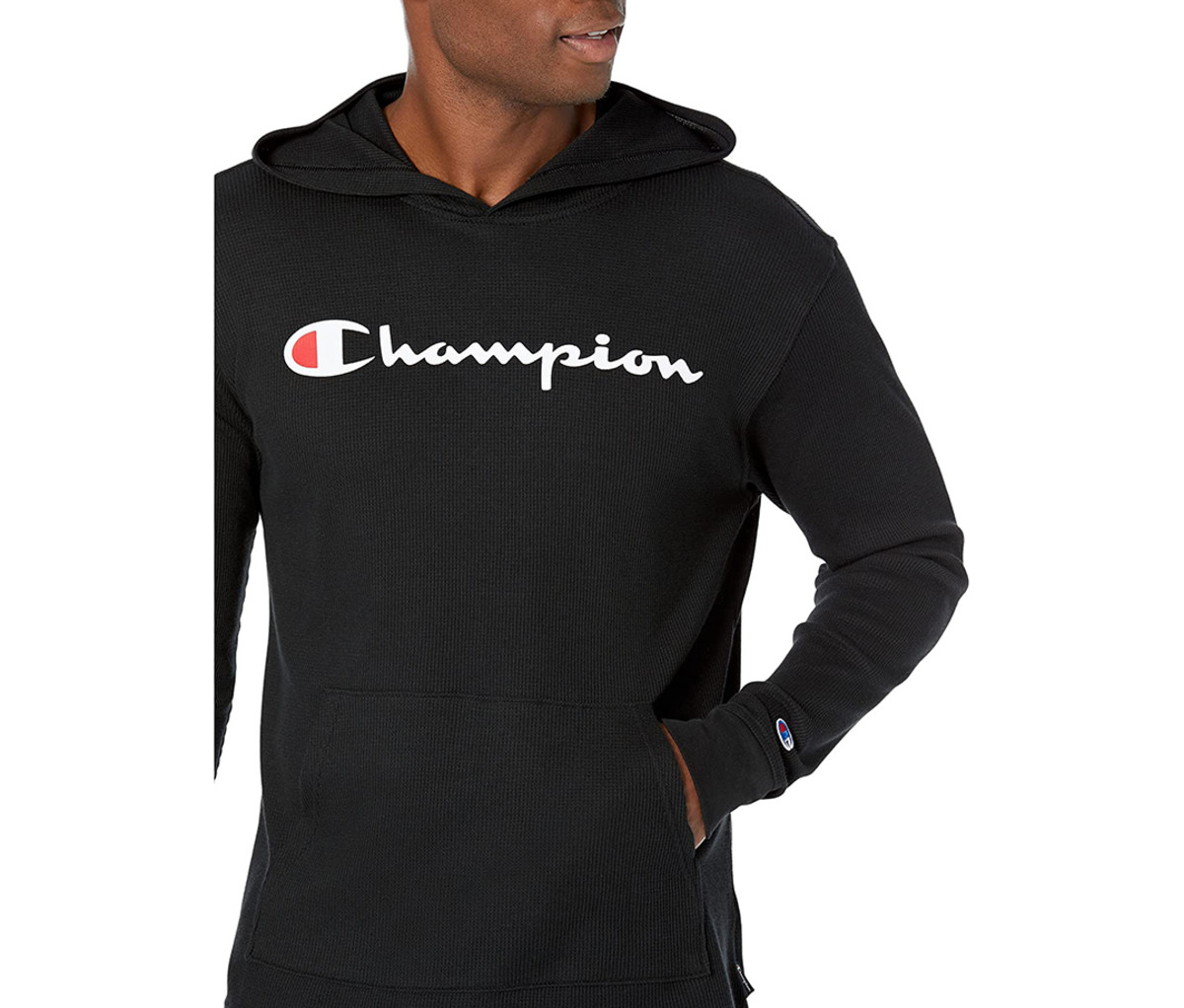 This Champion Waffle Pullover Hoodie is Perfect to Bundle Up In - Men's ...