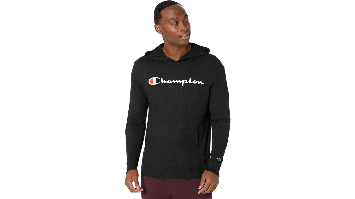 This Champion Waffle Pullover Hoodie is Perfect to Bundle Up In - Men's ...