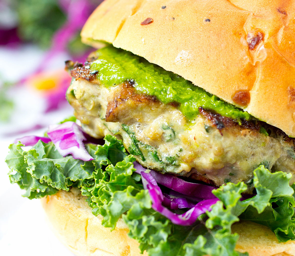 Recipe How to Make Portobello Mushroom and Kale Turkey Burgers Men's