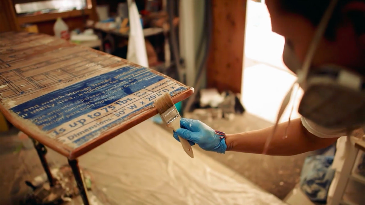 See how a kid created an alaia surfboard made out of cardboard Men's