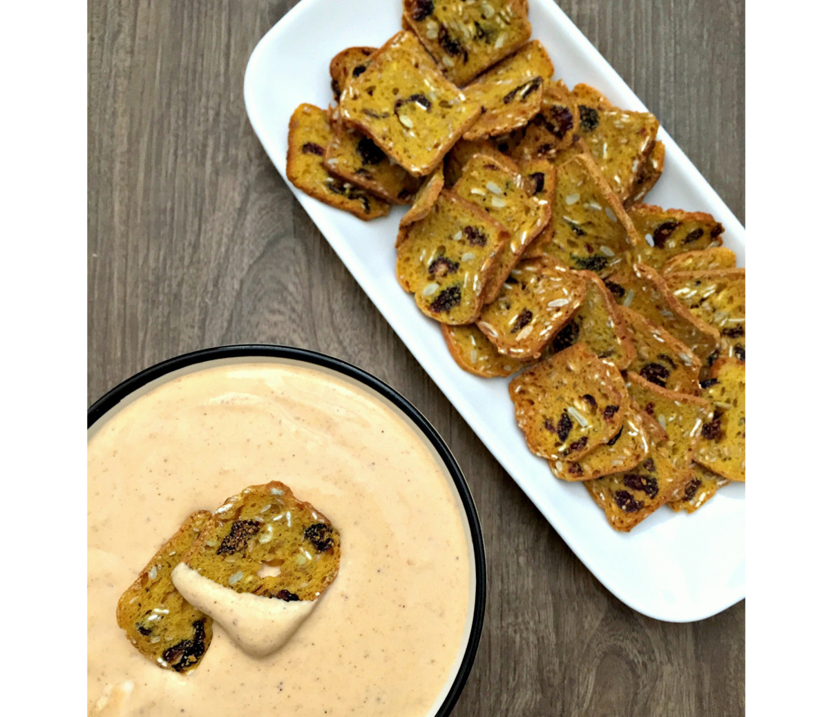 Recipe How to Make Pumpkin Dip and Crackers Men's Journal