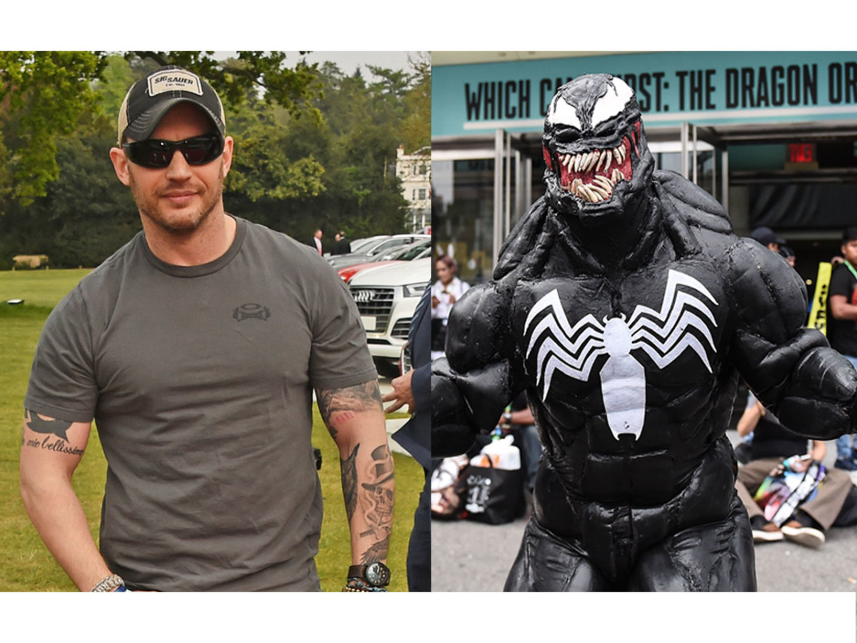 Tom Hardy Photo Reveals Venom Costume and Potential Movie Story - Men's  Journal