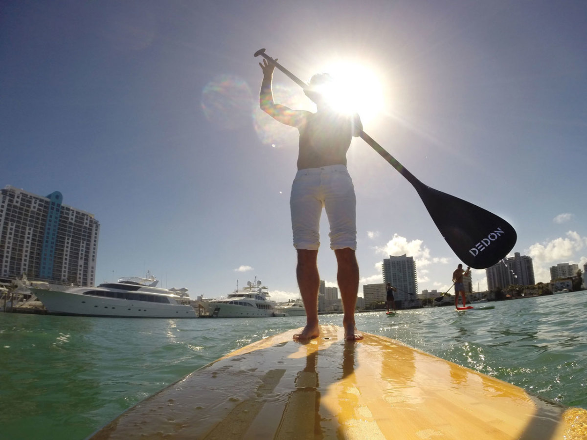 Watch Chris Bertish first man to cross Atlantic Ocean on a