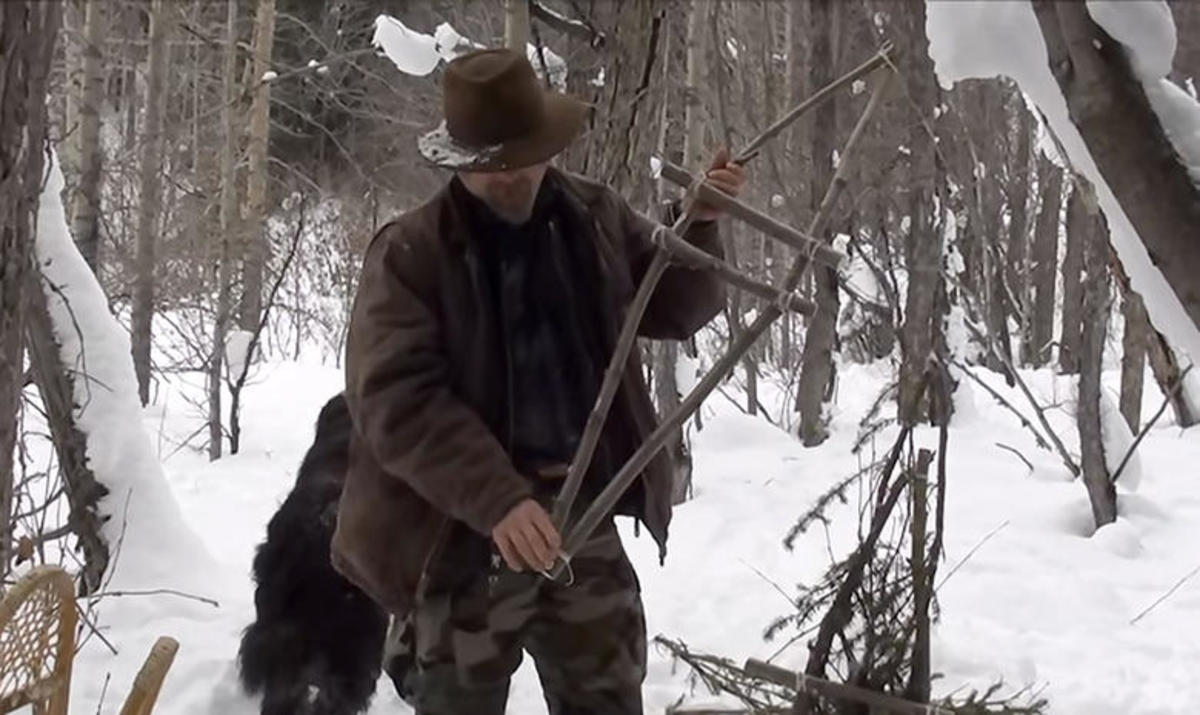 How to make simple snowshoes while off the grid Men's Journal