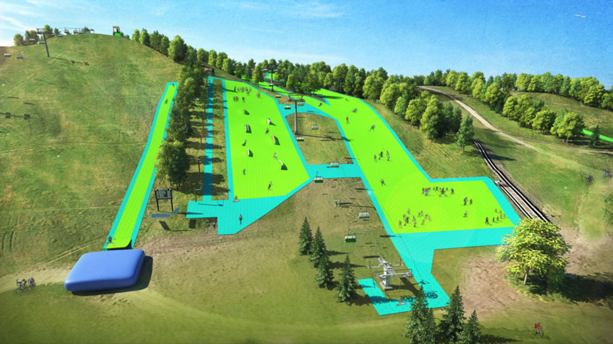 This Artificial Slope Lets You Ski Through Summer Men's Journal