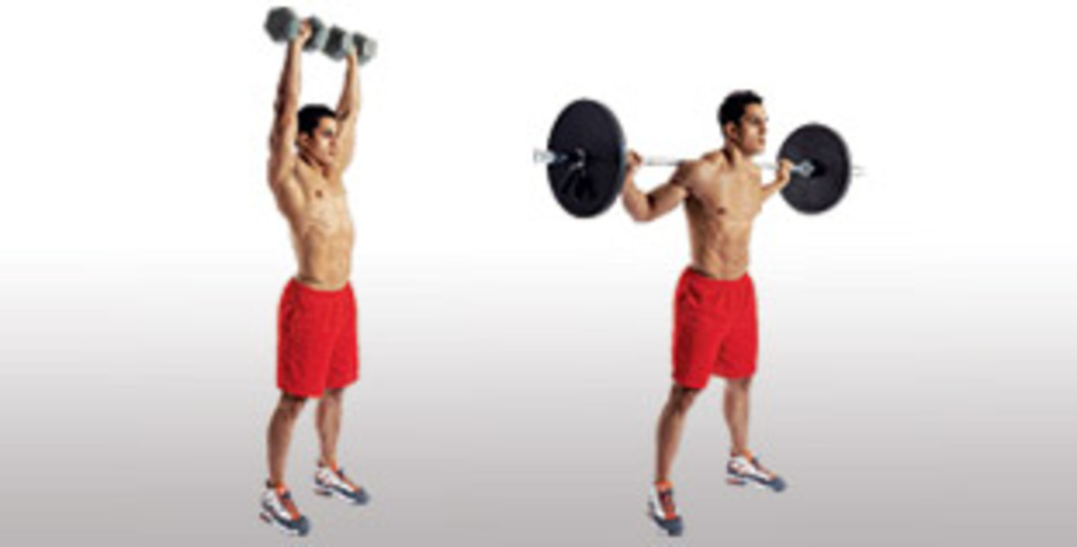 Dumbbells Vs. Barbells Men's Journal