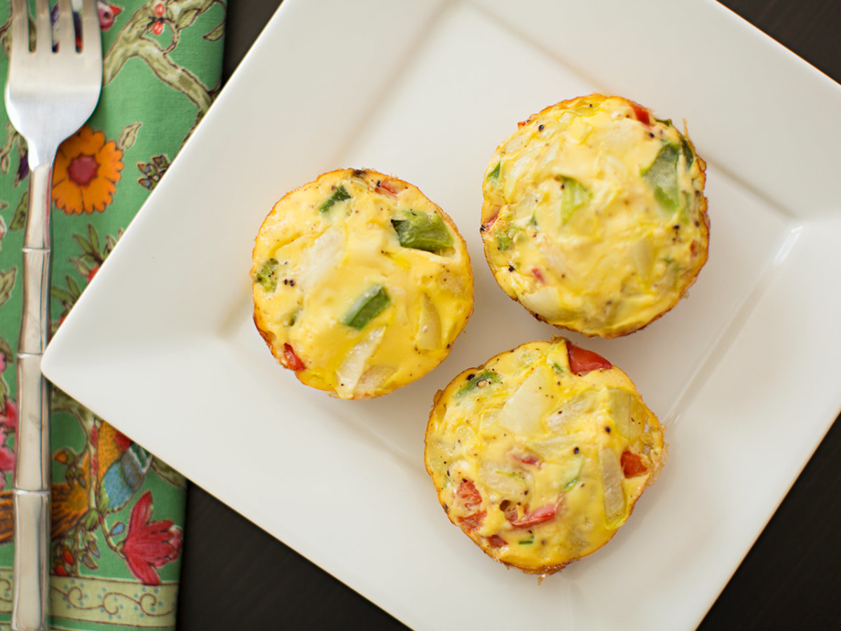 Recipe How to Make 4ingredient Vegetable Egg Muffins Men's Journal