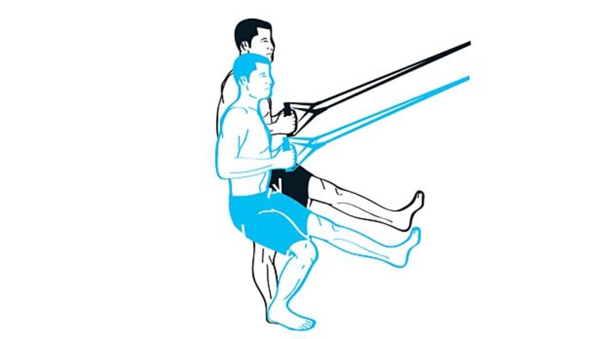 Band Strength Four Suspension Trainer Exercises Men's Journal