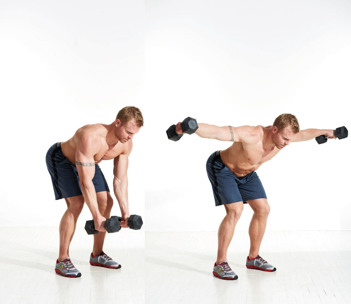 Bent over side raise deals