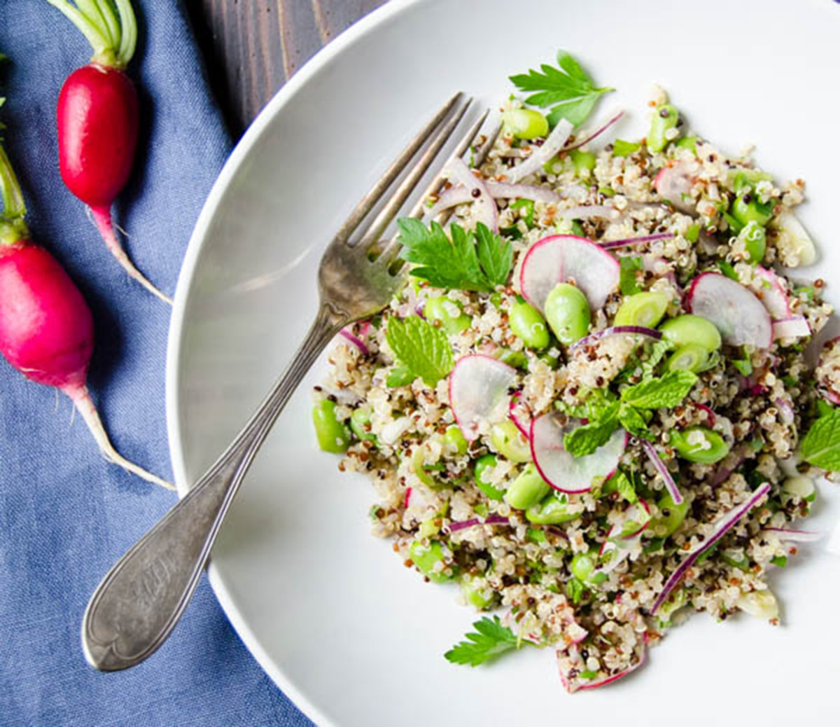 Recipe How to Make Edamame and Quinoa Salad Men's Journal