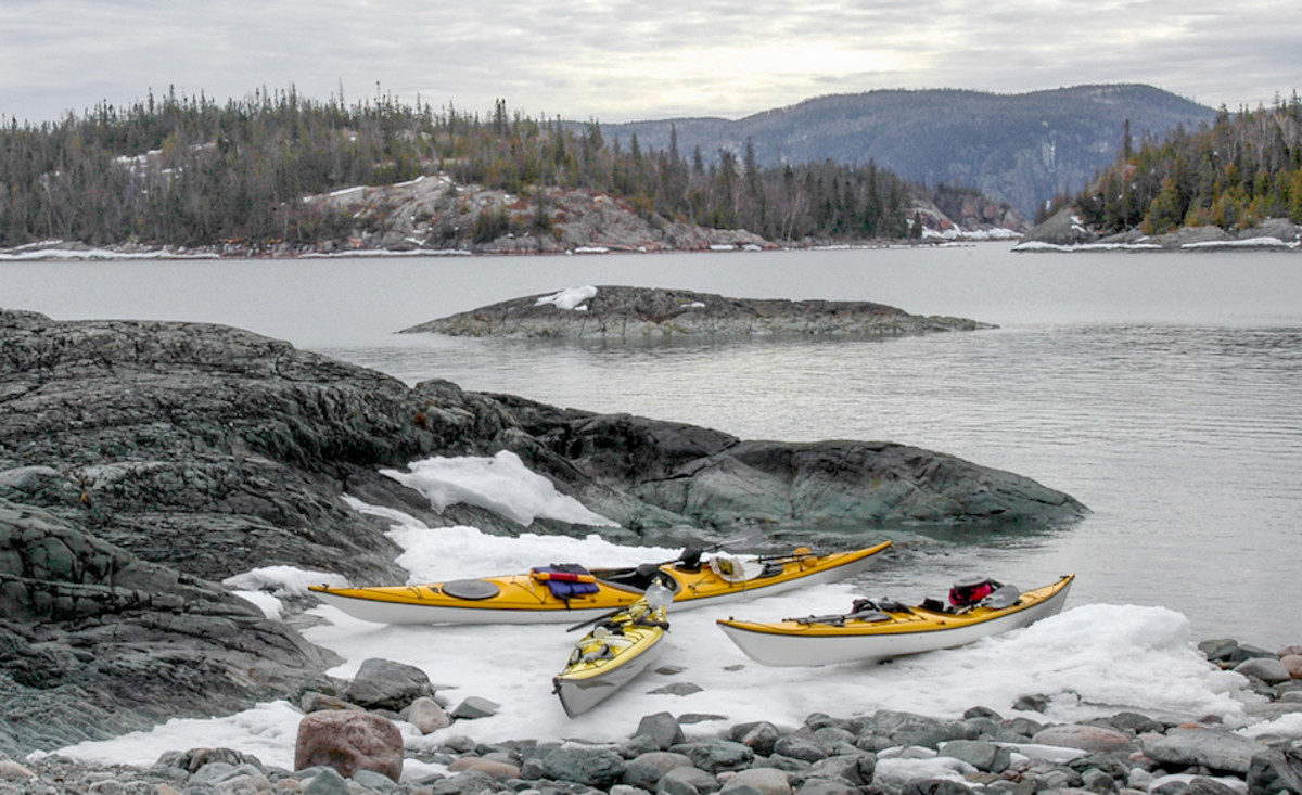 Kayaking During The Cold Chill Of Winter