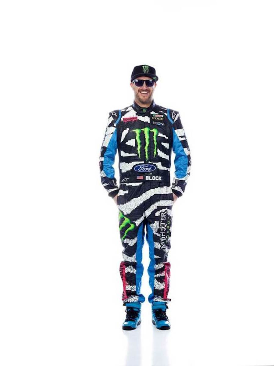 Ken Block is not driving off into the sunset