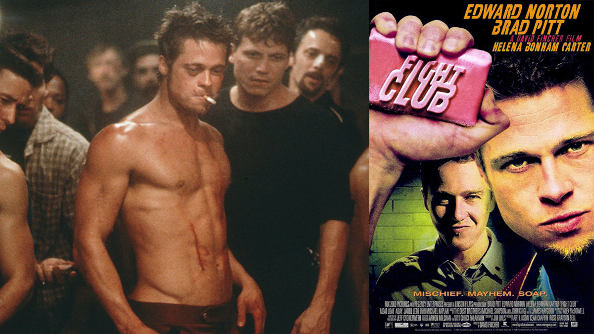 Fight Club Brad Pitt Character  Brad Pitt Poster Fight Club