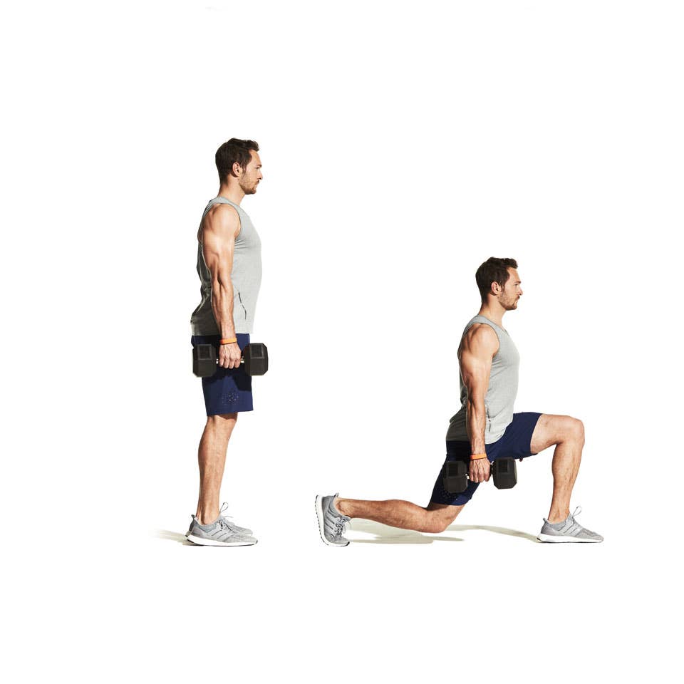 Best Lunge Alternative Reverse Dumbbell Lunge How To Alternatives 