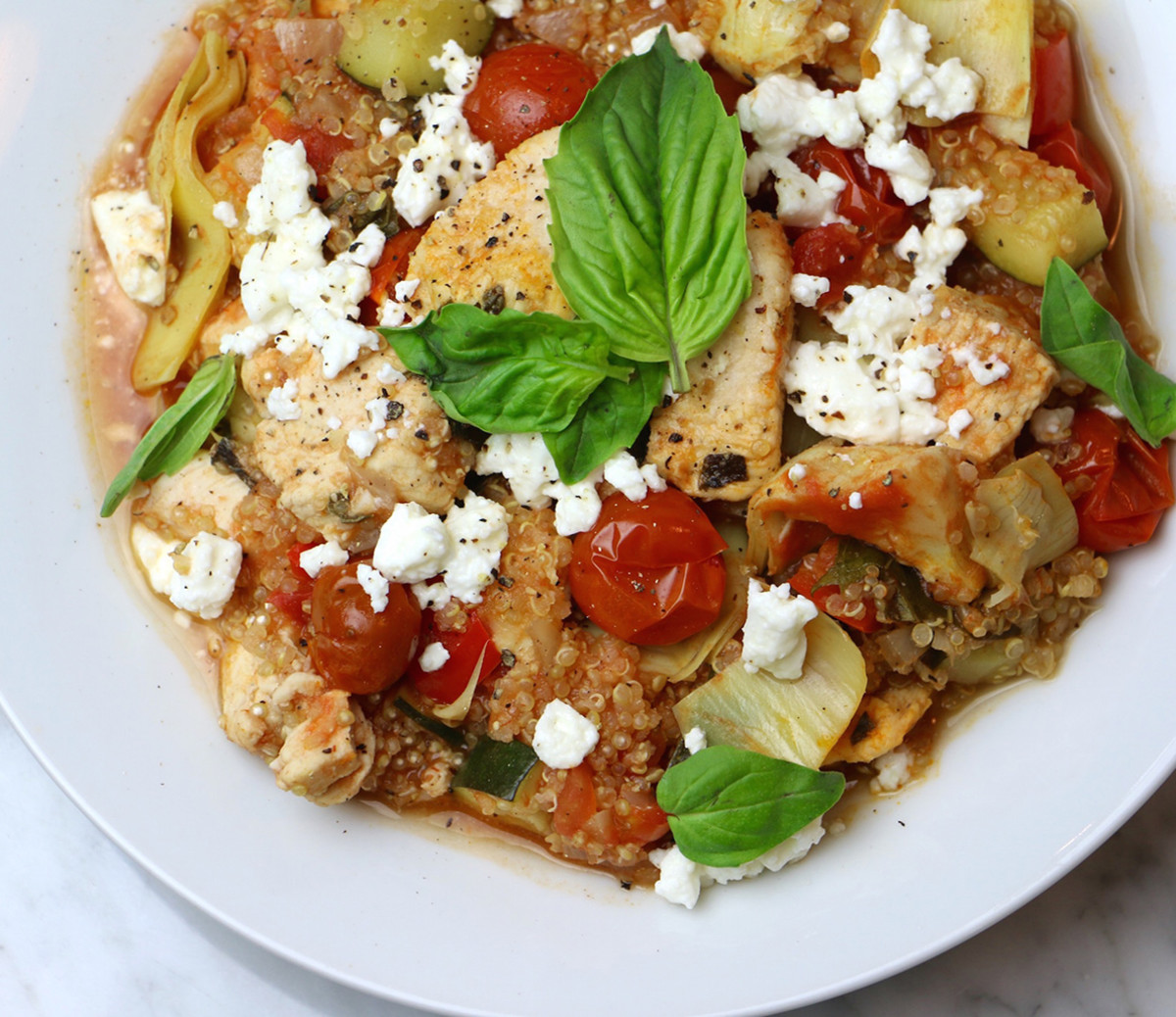 Recipe: How to Make One-pot Mediterranean Chicken with Quinoa - Men's ...