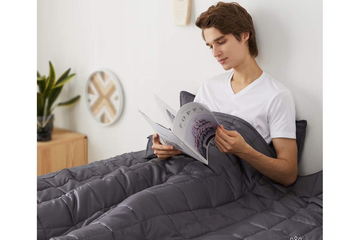Get A Better Nights Sleep With This Weighted Blanket On Sale Men's Journal