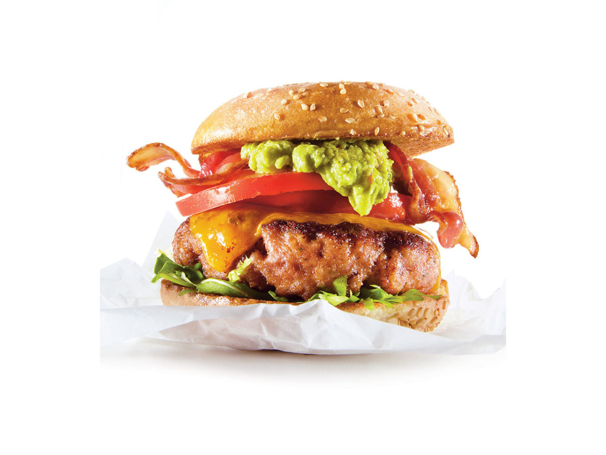 Bacon Guac Burger Men's Journal