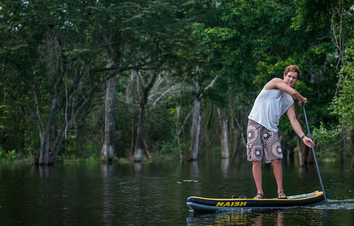Paddle Technique How to Keep Your SUP Straight Men's Journal