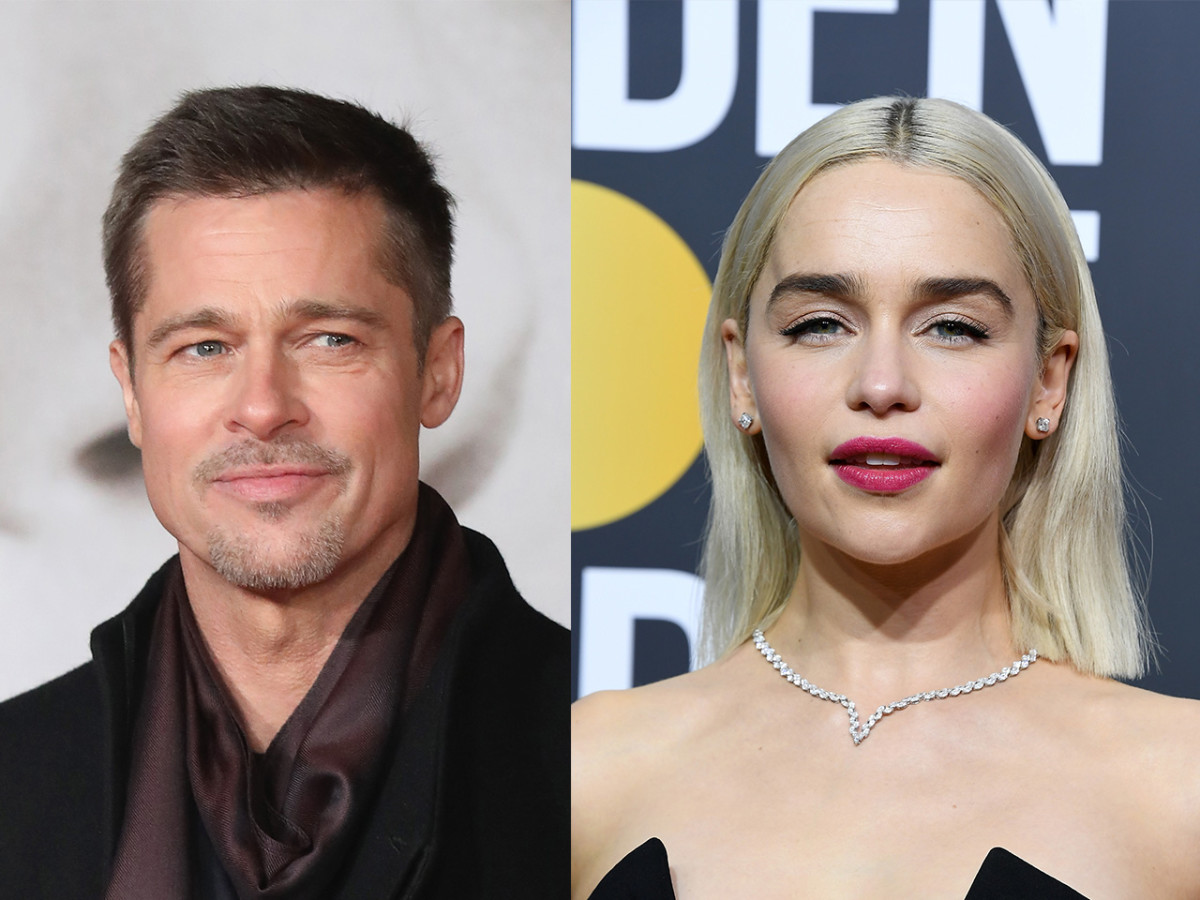 Brad Pitt Bid 120,000 to Watch 'Game of Thrones' With Emilia Clarke