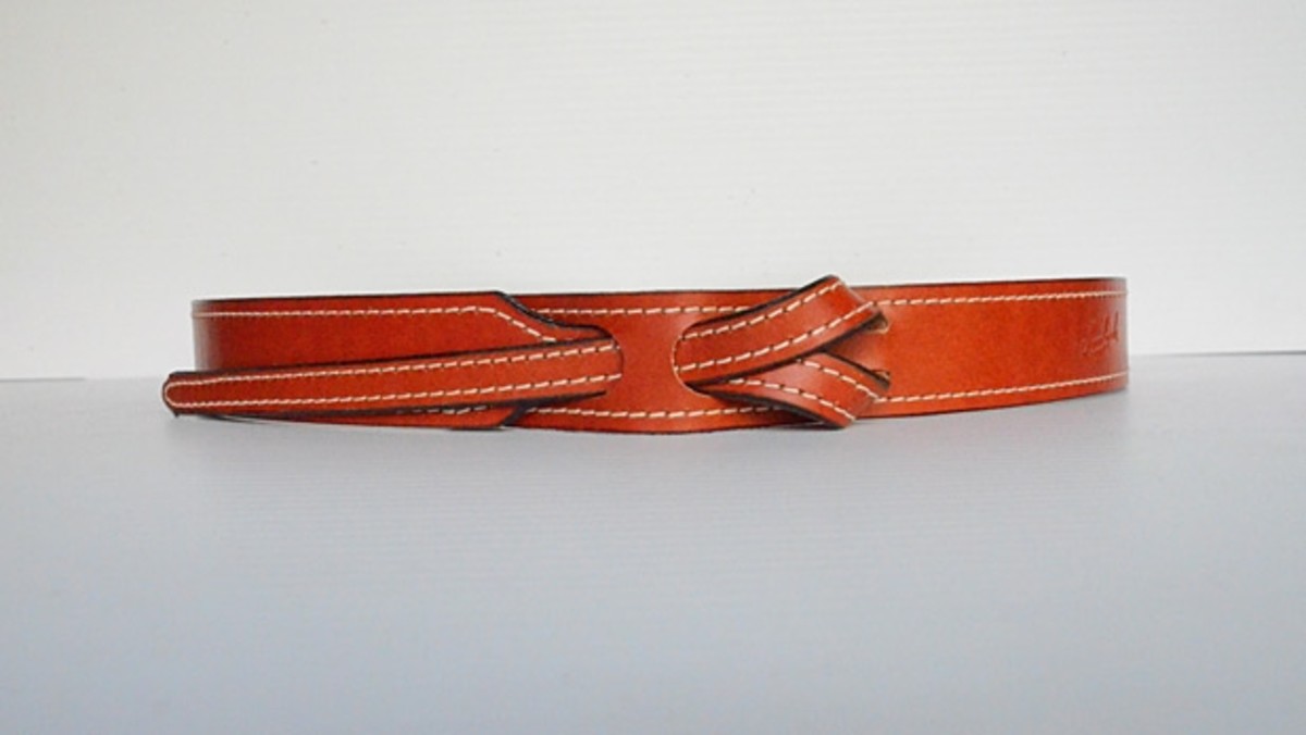Lombardi Leather Buckleless Belts Are Perfect for Big Meals Men's Journal