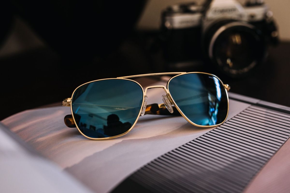 BLUE LENS SUNGLASSES – Randolph USA