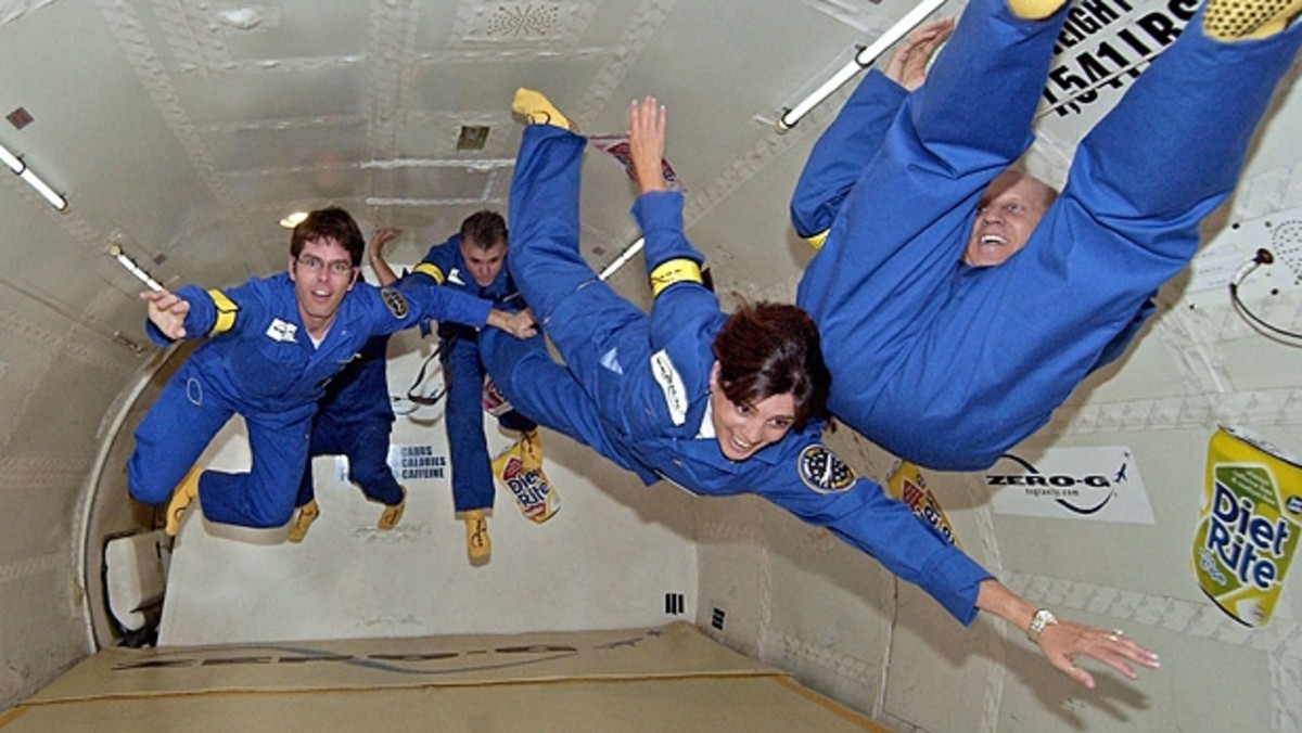 Experiencing Zero Gravity in a Plane Men's Journal