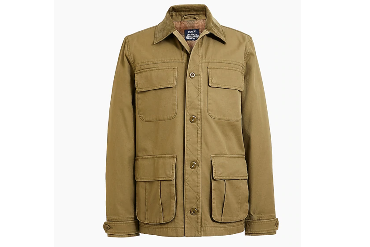 J crew flannel hotsell lined barn jacket