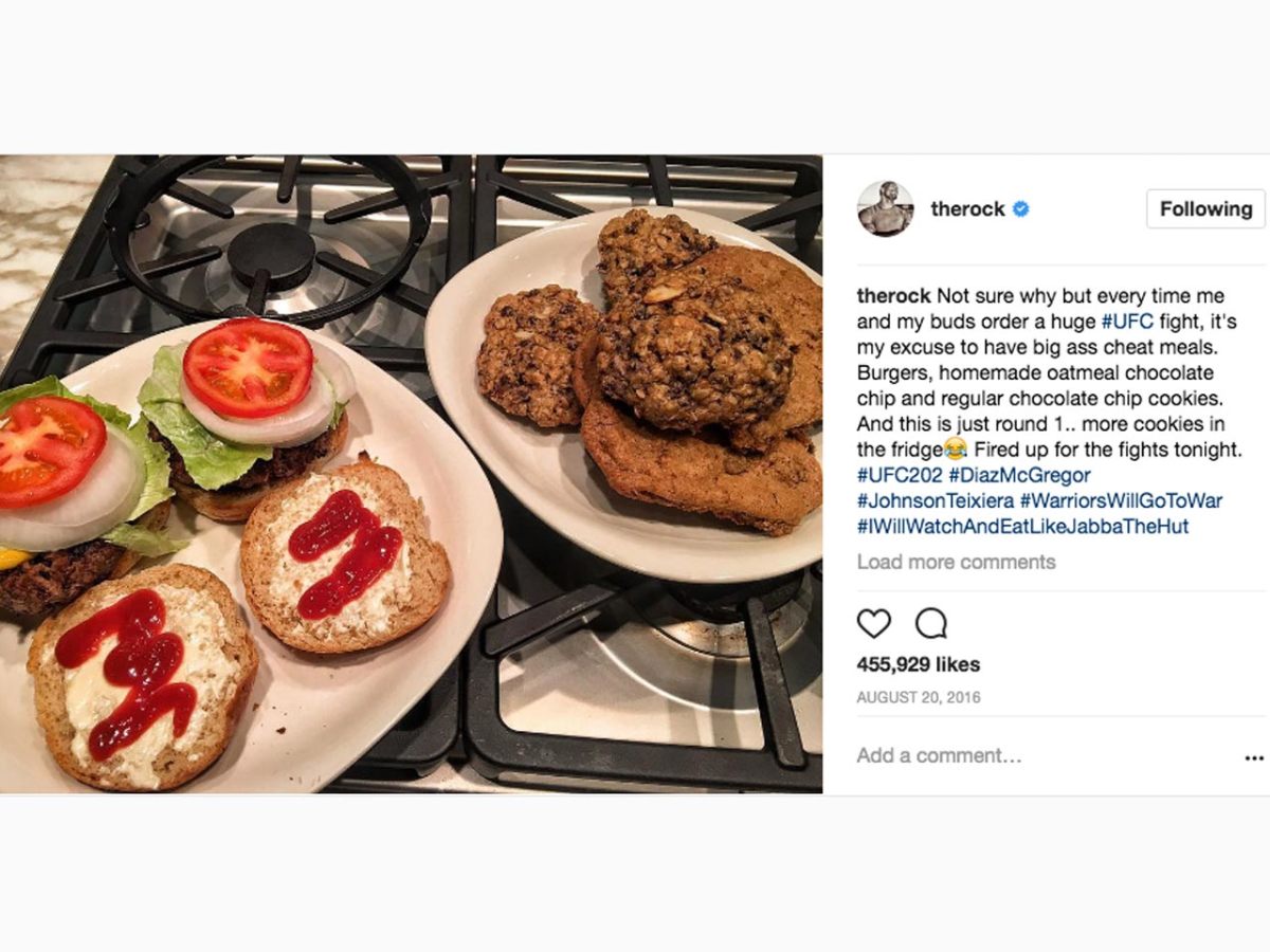 Here's What Dwayne 'The Rock' Johnson Actually Eats on a Cheat Day