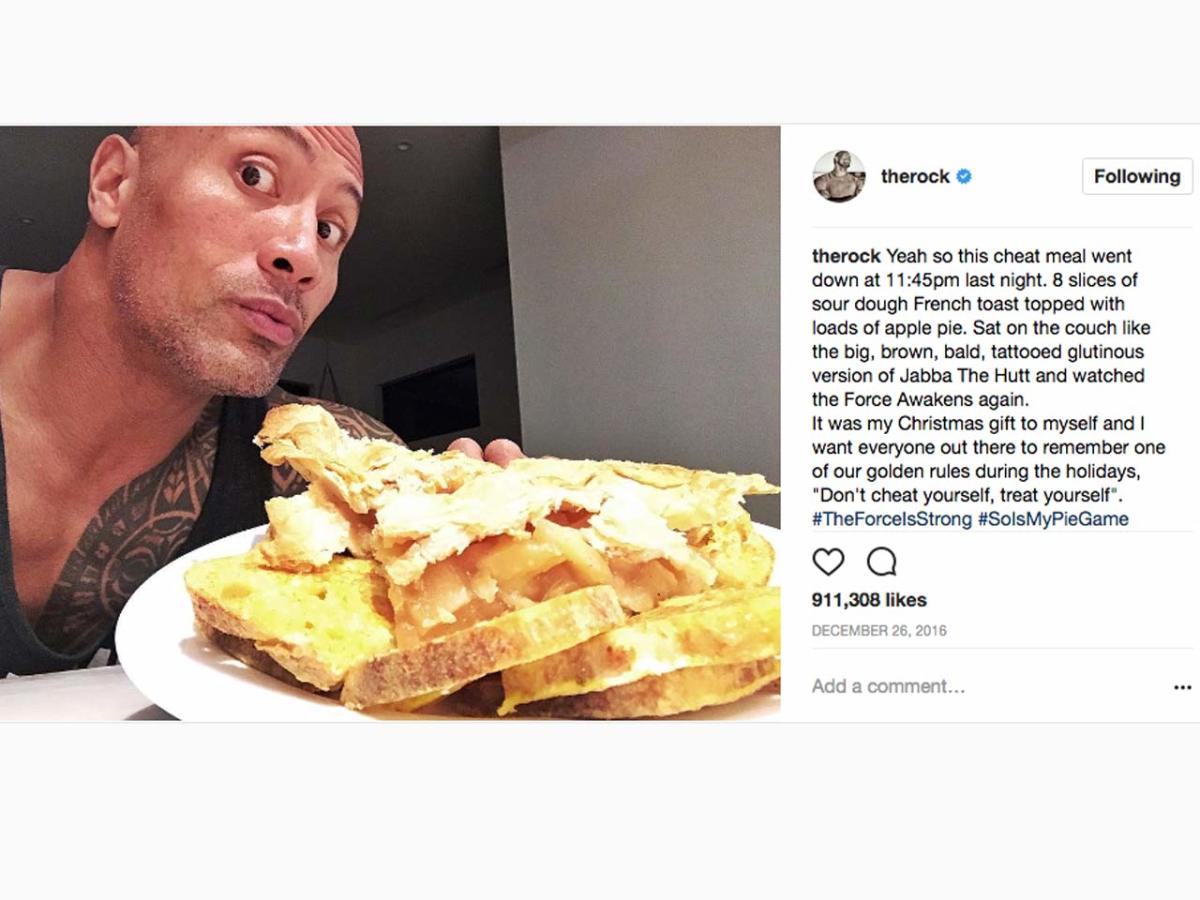 Here's What Dwayne 'The Rock' Johnson Actually Eats on a Cheat Day 