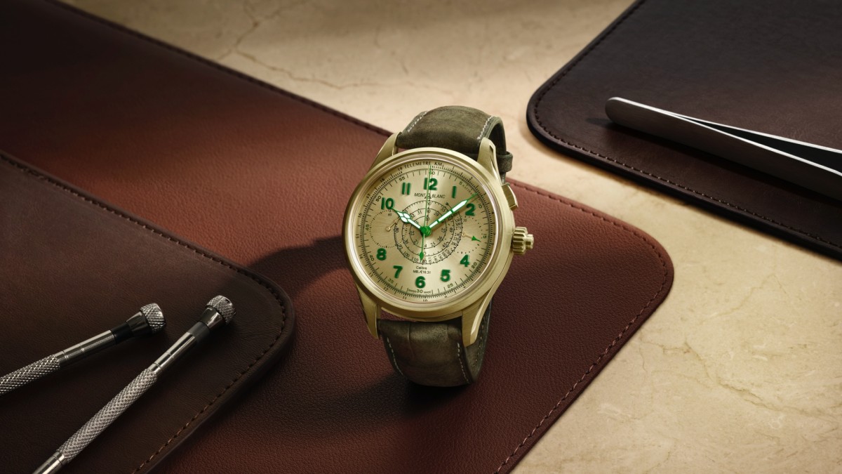 Split second online chronograph watch