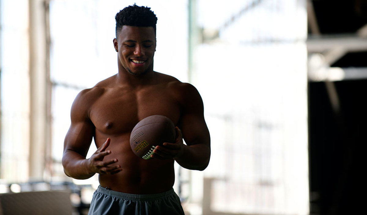 Saquon Barkley On Training, NFL Expectations, and the ESPN Body
