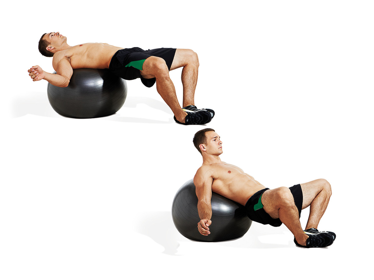 The Swiss-Ball Workout for Strong Glutes and Powerful Legs - Men's