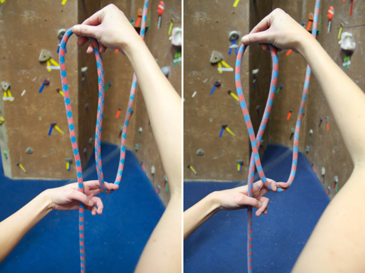 An introduction to tying yourself into a climbing harness Men's Journal