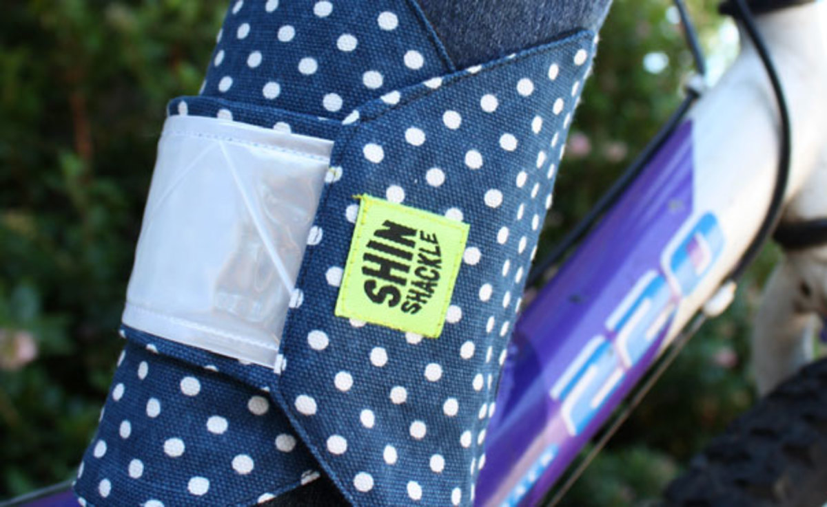 The ShinShackle stylishly protects pants from bike chains Men's Journal