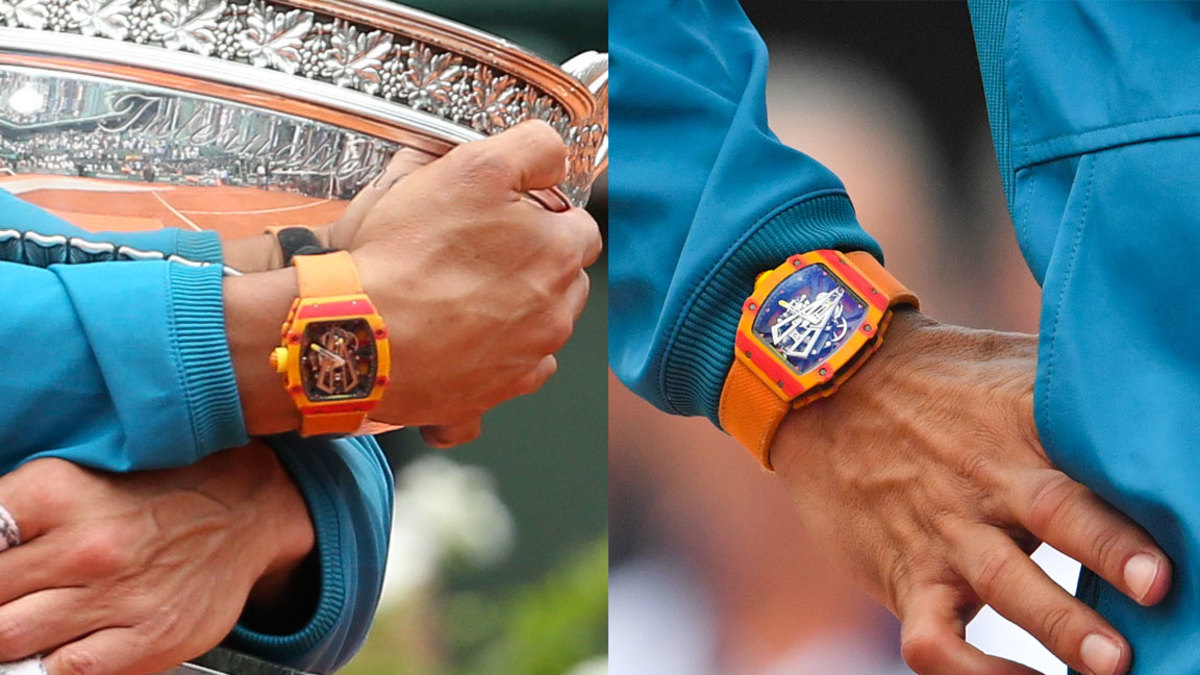 See Rafael Nadals $725,000 Richard Mille French Open Watch