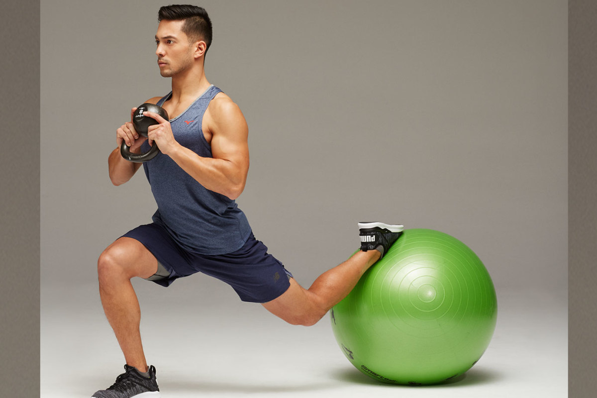 This Stability Ball Workout Strengthens Weak Spots and Improves Balance