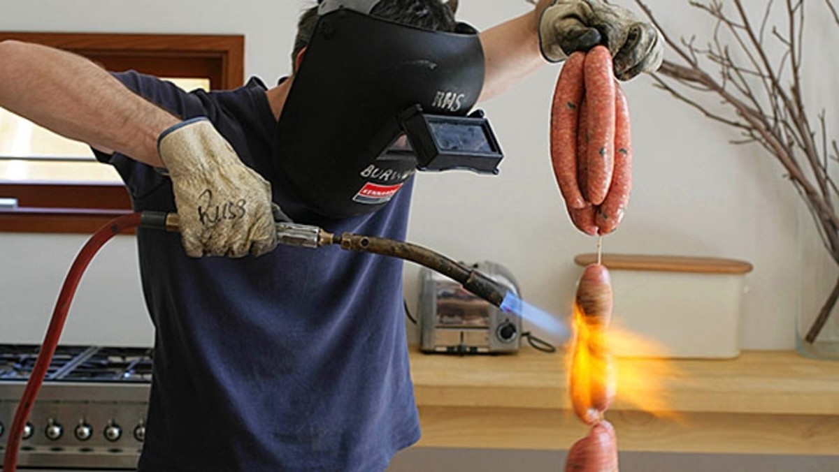 Ask a Chef Cooking With a Blowtorch Men's Journal