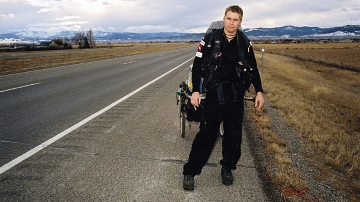 Karl Bushby Walk Around the World Locations. Men