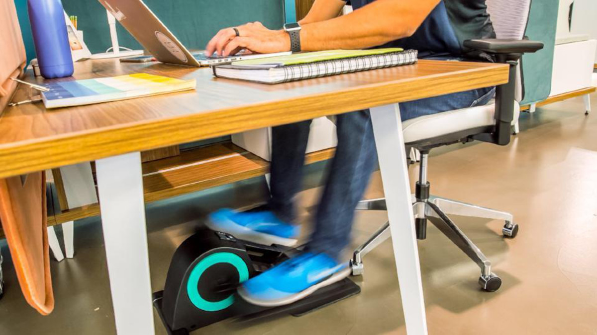 Get Moving, Get Fit, and Lose Weight at Work With This Amazing Desk  Elliptical - Men's Journal