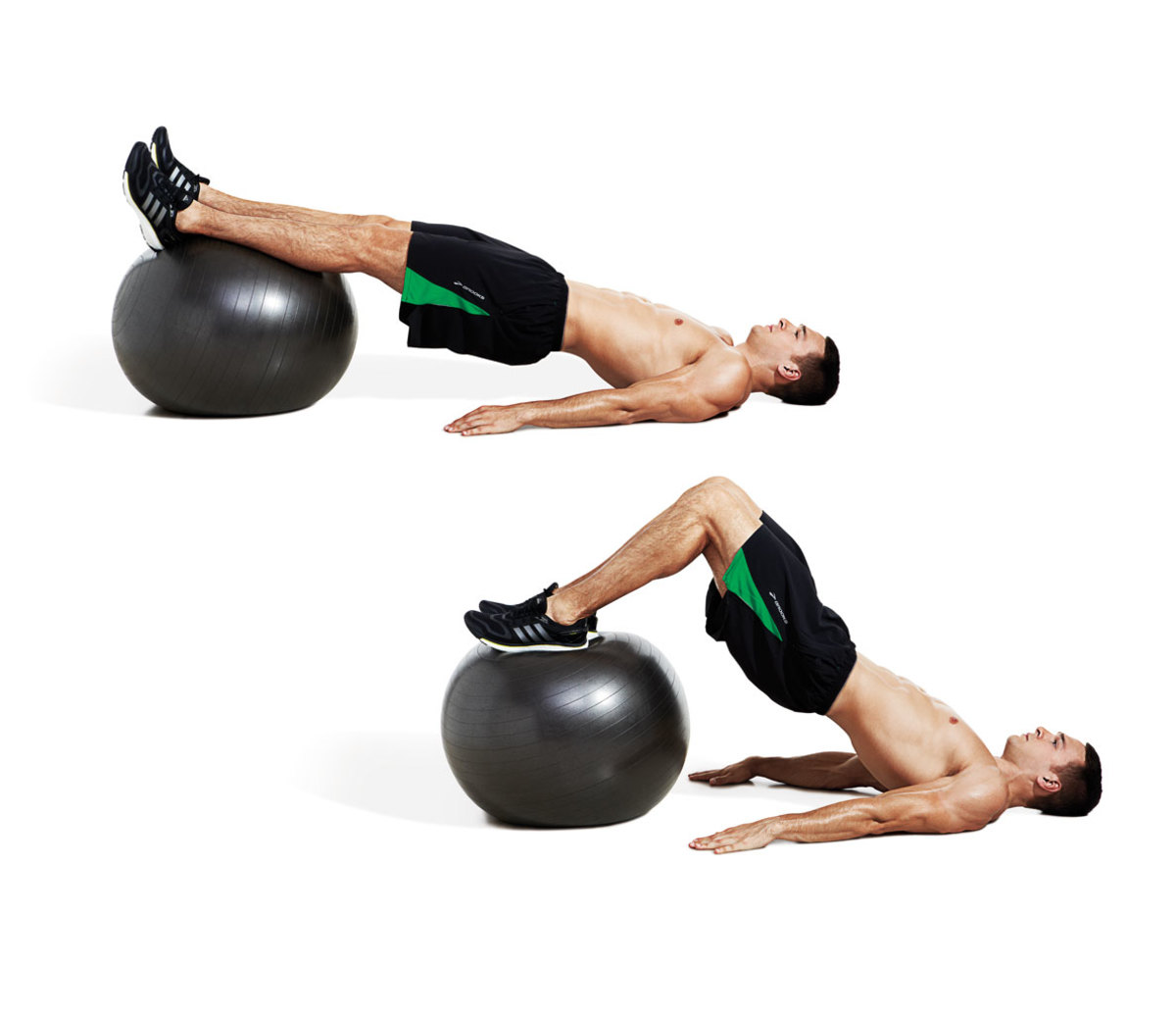 The Swiss-Ball Workout for Strong Glutes and Powerful Legs - Men's