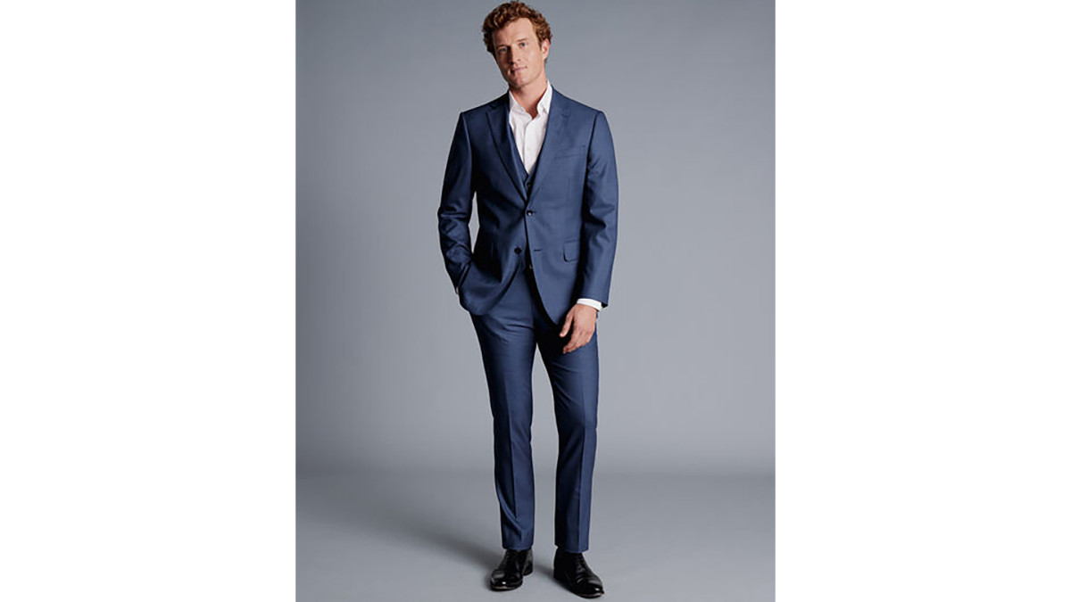 Charles Tyrwhitt's Ocean Blue Sharkskin Suit Is a Must-Buy - Men's Journal