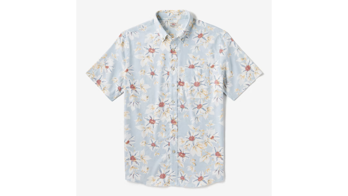 Shop this Faherty Short-Sleeve Floral Shirt or 50% Off - Men's Journal